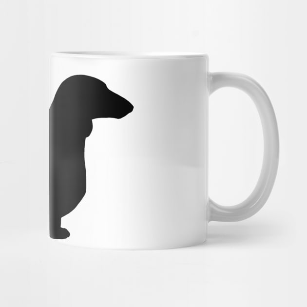 Dachshund Silhouette | Wiener Dog by Coffee Squirrel